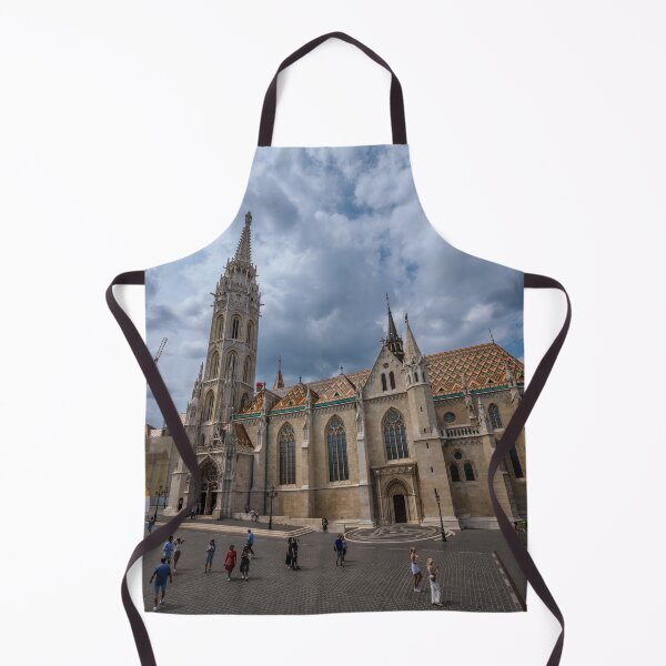Item preview, View of Matthias Church in the Holy Trinity Square in Budapest, Hungary designed and sold by WorldScenery.
