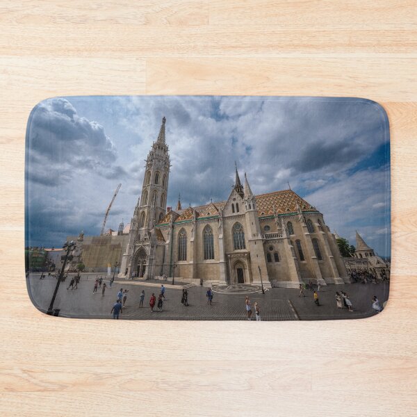 Item preview, View of Matthias Church in the Holy Trinity Square in Budapest, Hungary designed and sold by WorldScenery.