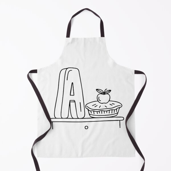 Item preview, Letter A Beside an Apple Pie on a Kitchen Counter designed and sold by rasagamastore.