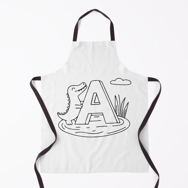 Item preview, an Alligator in the Swamp Beside the Letter A designed and sold by rasagamastore.