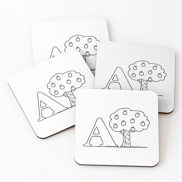 Item preview, Apple Tree in a Garden Beside the Letter A designed and sold by rasagamastore.