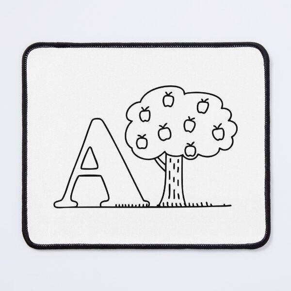 Item preview, Apple Tree in a Garden Beside the Letter A designed and sold by rasagamastore.