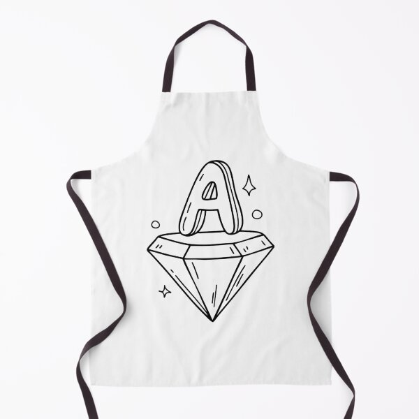Item preview, Illustration of an Amethyst Crystal Beside the Letter A designed and sold by rasagamastore.