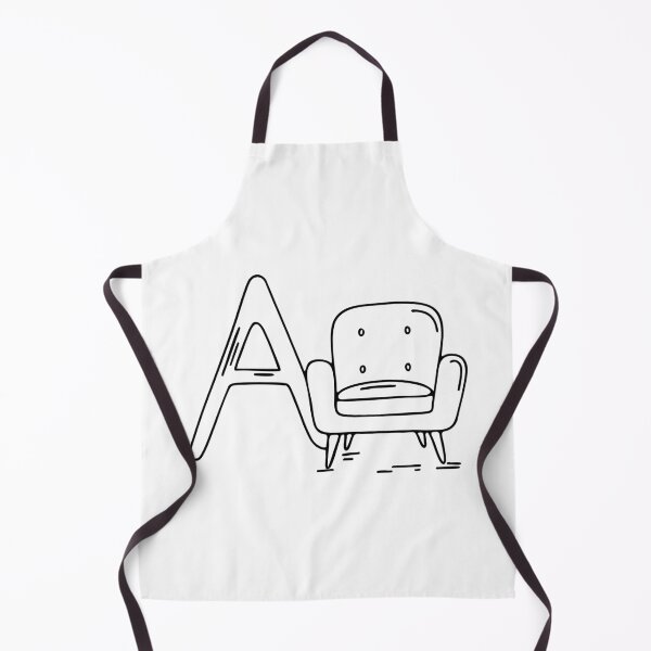 Item preview, Illustration of an Armchair Next to the Letter A designed and sold by rasagamastore.