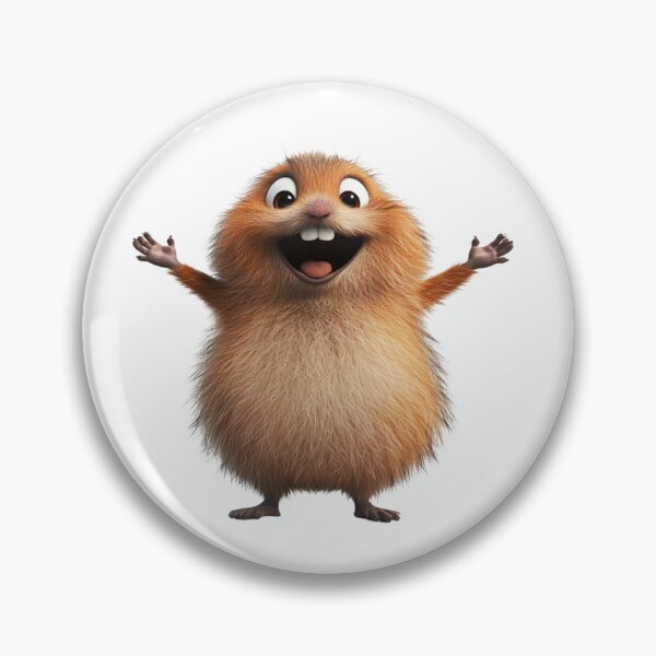 Item preview, Happy Cartoon Hamster designed and sold by IllustrifyArts.