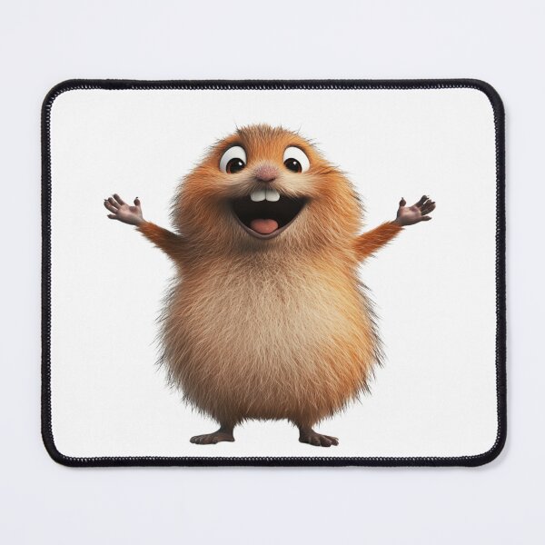 Item preview, Happy Cartoon Hamster designed and sold by IllustrifyArts.