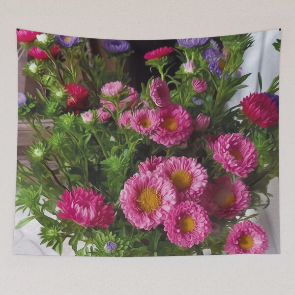 Item preview, Bouquet of pink flowers and olive tree designed and sold by Leuil.