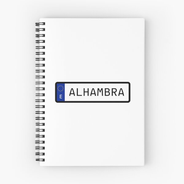 Item preview, Alhambra Spain EU Number Plate designed and sold by PatchMerch.