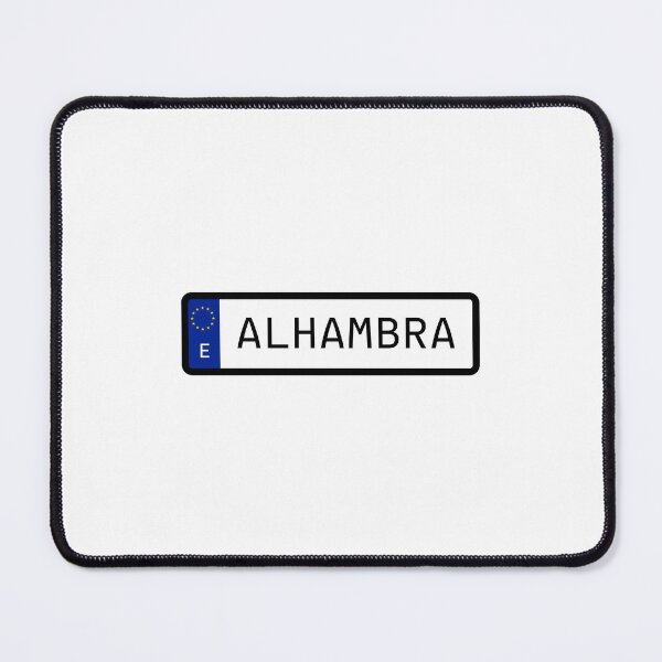 Item preview, Alhambra Spain EU Number Plate designed and sold by PatchMerch.