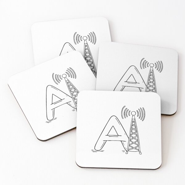Item preview, Antenna Tower Beside the Letter A designed and sold by rasagamastore.