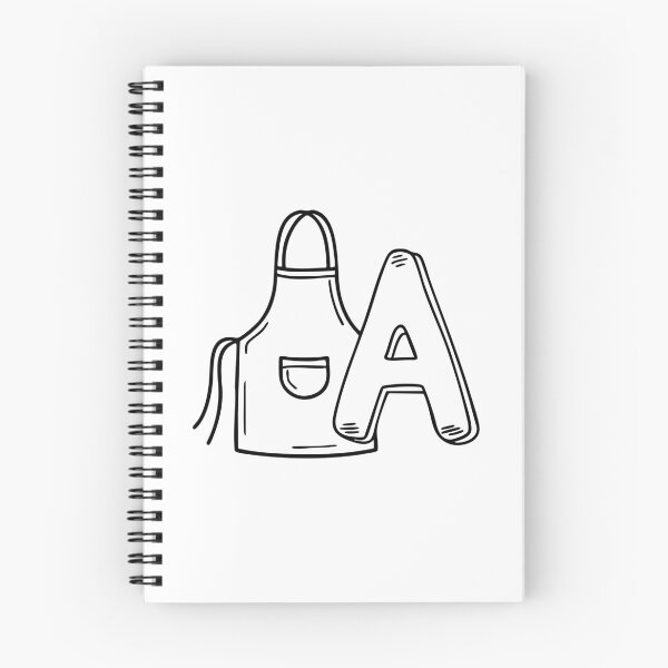 Item preview, the Letter A Next to an Apron designed and sold by rasagamastore.