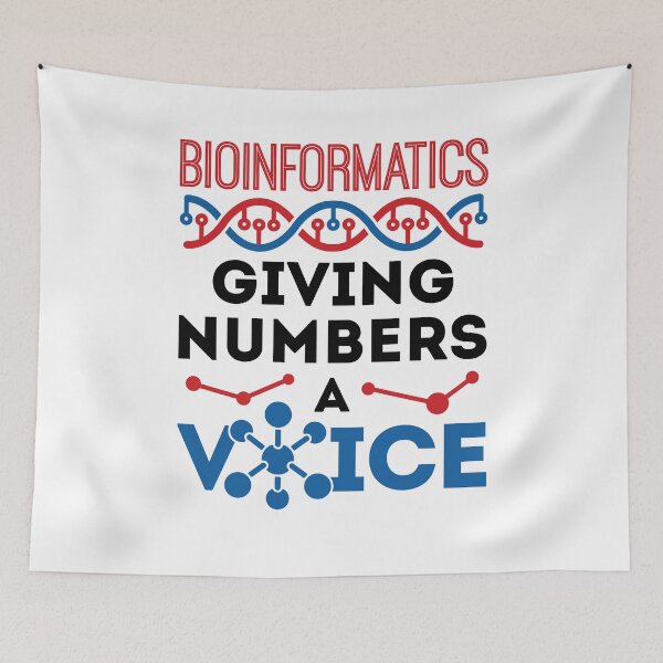 Item preview, Bioinformatics Giving Numbers a Voice designed and sold by jaygo.
