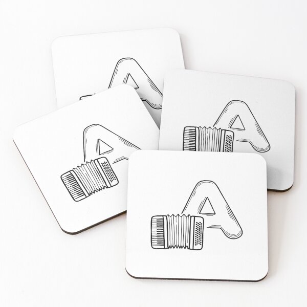 Item preview, Illustration of the Letter A Next to an Apron designed and sold by rasagamastore.