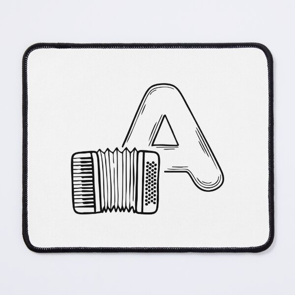 Item preview, Illustration of the Letter A Next to an Apron designed and sold by rasagamastore.