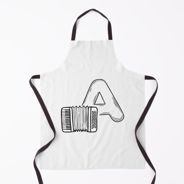 Item preview, Illustration of the Letter A Next to an Apron designed and sold by rasagamastore.