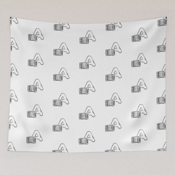 Item preview, Illustration of the Letter A Next to an Apron designed and sold by rasagamastore.