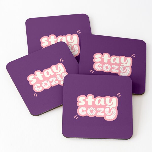 Item preview, Cozy Vibes Typography - 'Stay Cozy' Pastel Illustration designed and sold by trepiu.