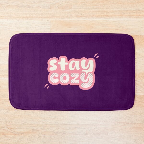 Item preview, Cozy Vibes Typography - 'Stay Cozy' Pastel Illustration designed and sold by trepiu.