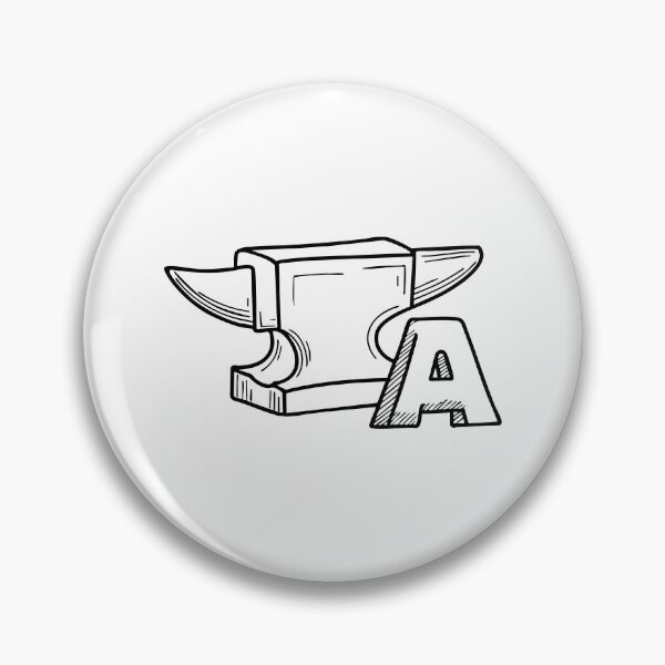 Item preview, an Anvil Beside the Modern Letter A designed and sold by rasagamastore.