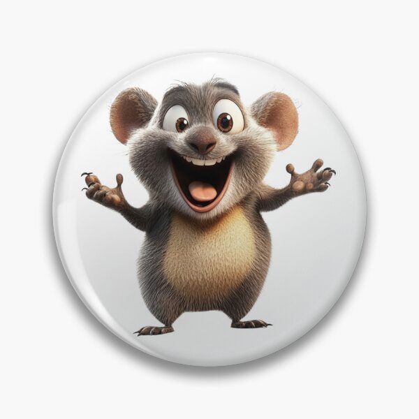 Item preview, Cheerful Cartoon Mouse designed and sold by IllustrifyArts.