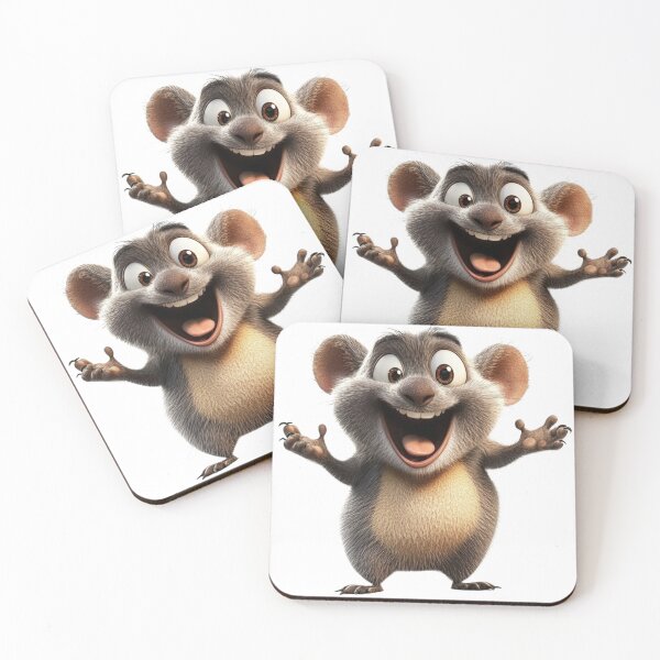 Item preview, Cheerful Cartoon Mouse designed and sold by IllustrifyArts.