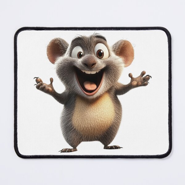 Item preview, Cheerful Cartoon Mouse designed and sold by IllustrifyArts.