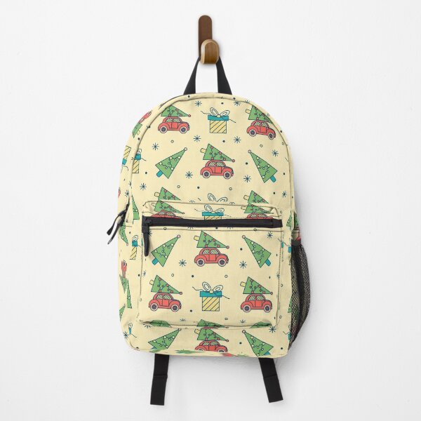 Item preview, A car is carrying a Christmas tree designed and sold by IrinaAvdeeva.