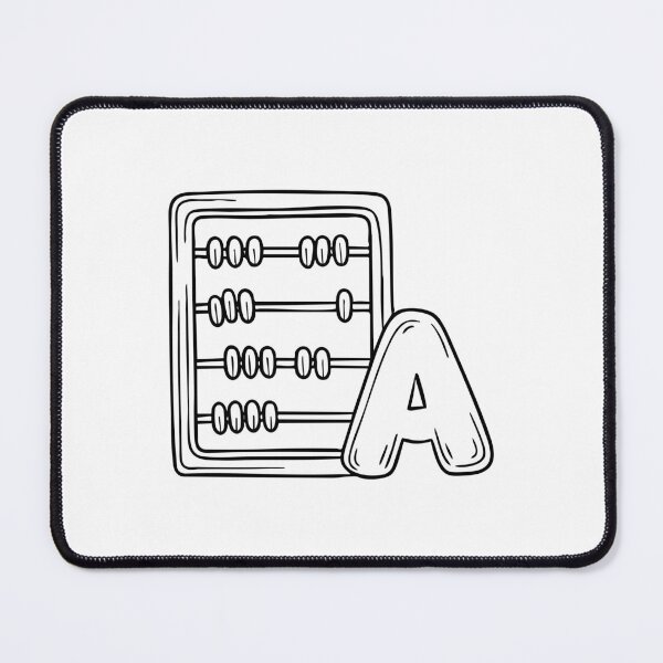 Item preview, an Abacus Beside the Modern Letter A designed and sold by rasagamastore.