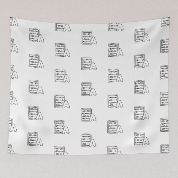 Item preview, an Abacus Beside the Modern Letter A designed and sold by rasagamastore.