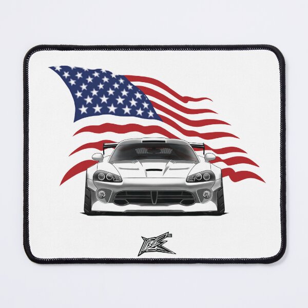 Item preview, patriotic american flag american v10 sportscar green  designed and sold by NaquashM.