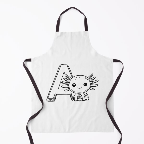 Item preview, an Axolotl Beside the Modern Letter A designed and sold by rasagamastore.