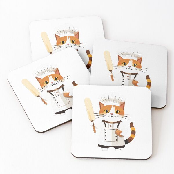 Item preview, Küchenkatze als Koch designed and sold by BysonDesigns.