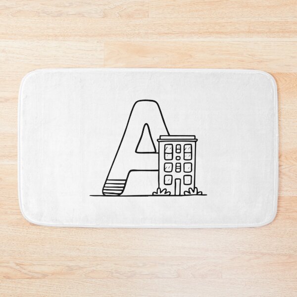 Item preview, Apartment Building Beside the Modern Letter A designed and sold by rasagamastore.