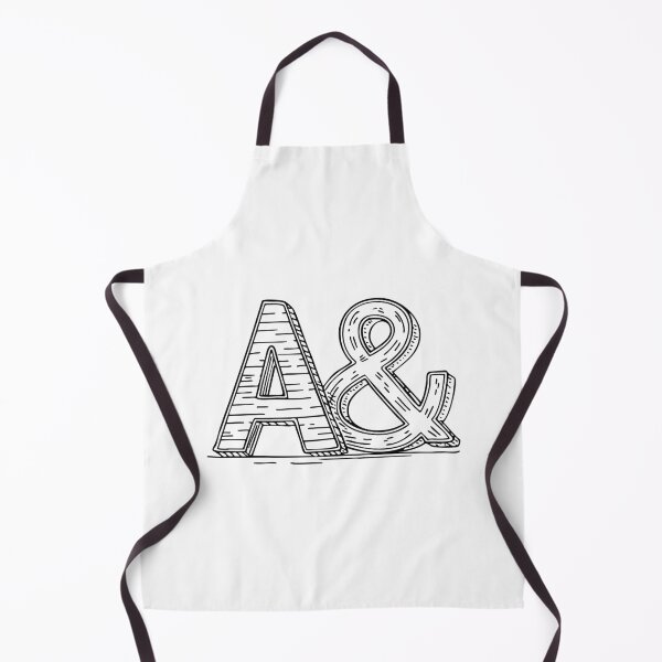 Item preview, the Letter A Beside an Ampersand designed and sold by rasagamastore.