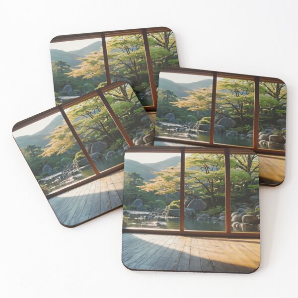 Item preview, Onsen Retreat by River and Mountain designed and sold by BlareBlare.