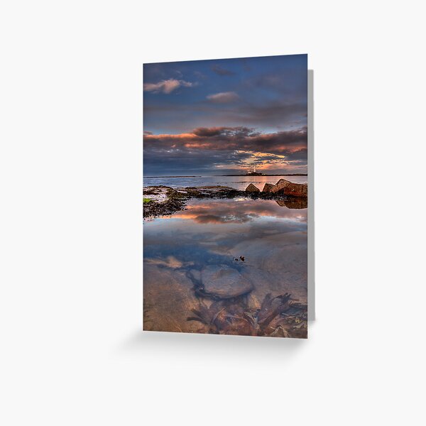 Water reflections Greeting Card