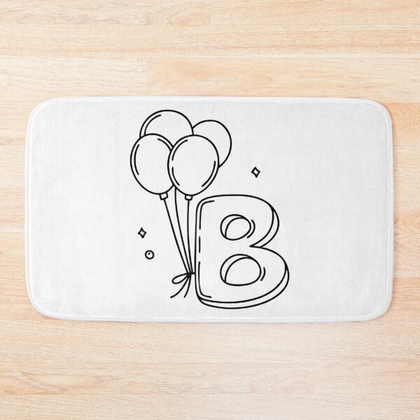 Item preview, An Illustration of Balloons Beside Letter B designed and sold by rasagamastore.