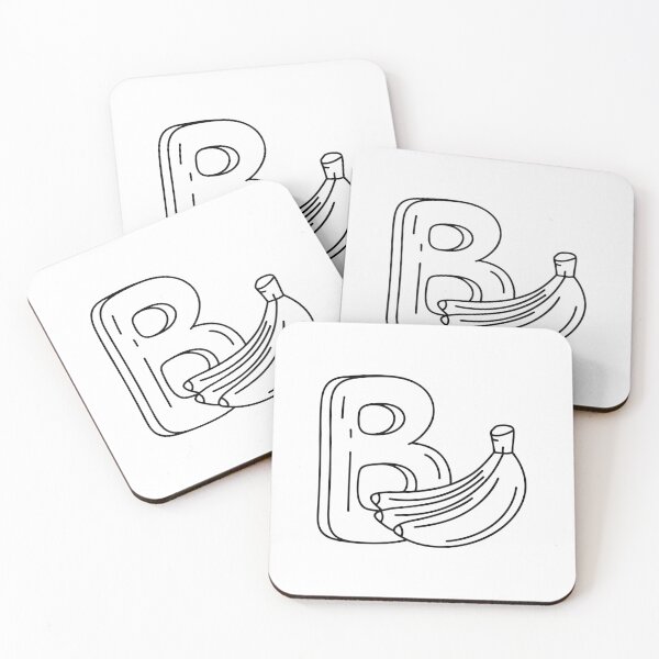 Item preview, An Illustration of Bananas Beside Letter B designed and sold by rasagamastore.