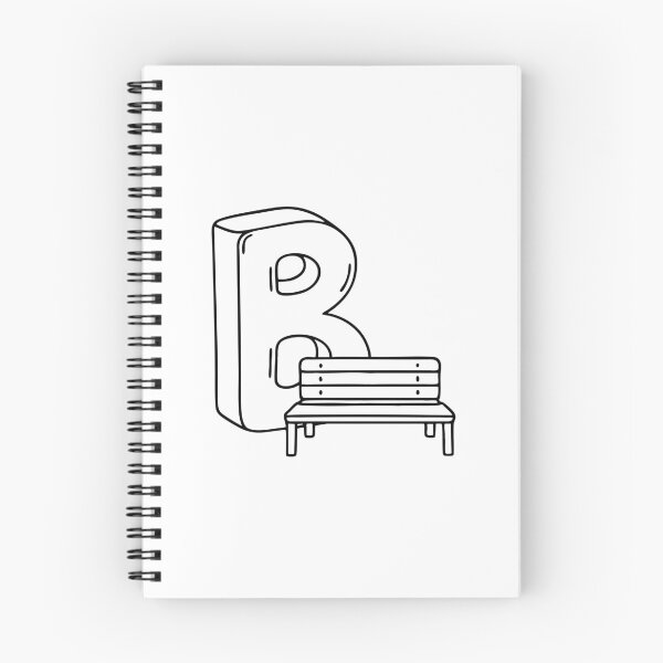 Item preview, An Illustration of a Bench Beside Letter B designed and sold by rasagamastore.