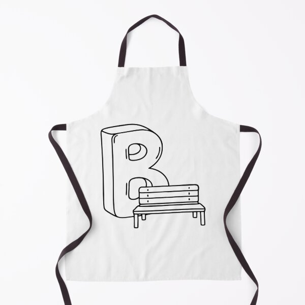 Item preview, An Illustration of a Bench Beside Letter B designed and sold by rasagamastore.