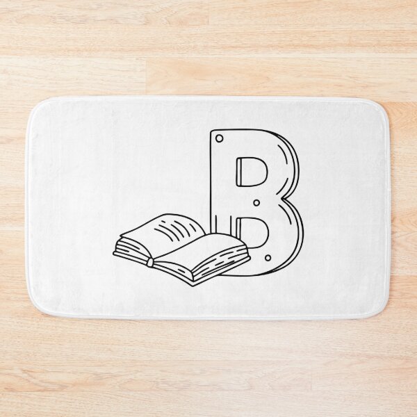 Item preview, An Illustration of Opened Books Beside Letter B designed and sold by rasagamastore.