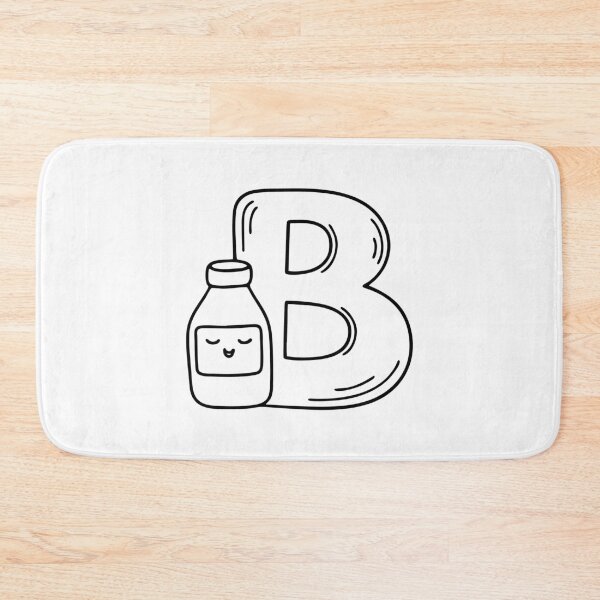 Item preview, An Illustration of a Bottle Beside Letter B designed and sold by rasagamastore.