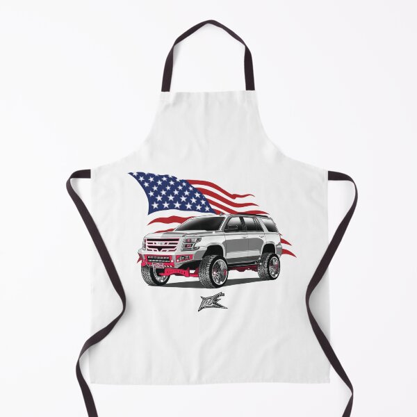 Item preview, patriotic american flag chevy tahoe designed and sold by NaquashM.