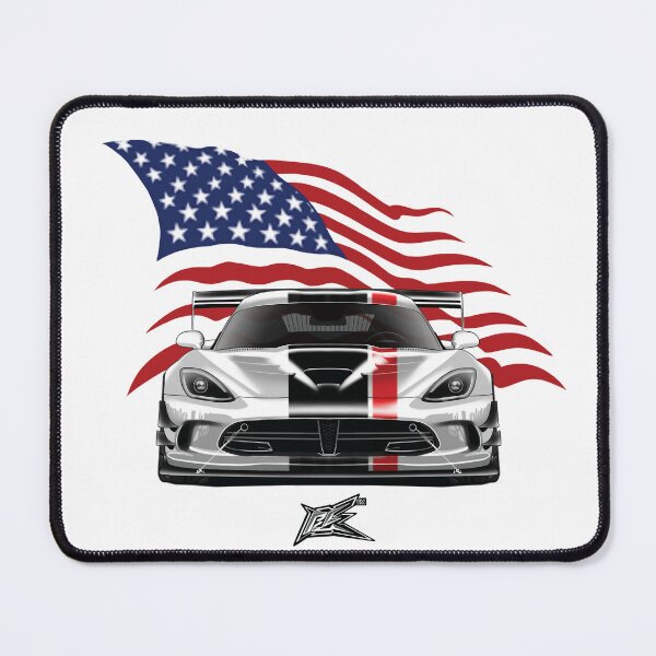 Item preview, patriotic american flag american v10 sportscar designed and sold by NaquashM.