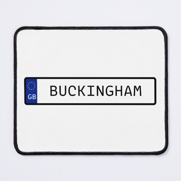 Item preview, Buckingham Palace United Kingdom Number Plate designed and sold by PatchMerch.