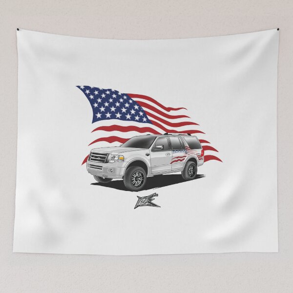 Item preview, patriotic american flag ford explorer xlt designed and sold by NaquashM.
