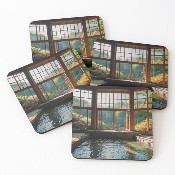 Item preview, Nature’s Embrace at the Japanese Onsen designed and sold by BlareBlare.