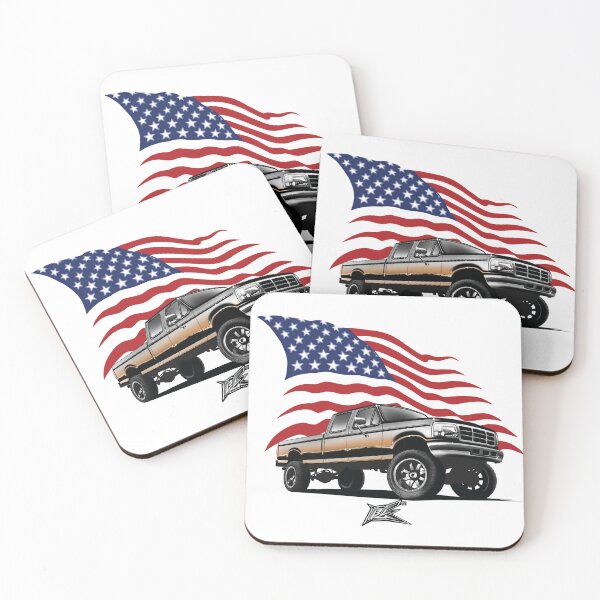 Item preview, patriotic american flag ford f250 ranger obs truck designed and sold by NaquashM.