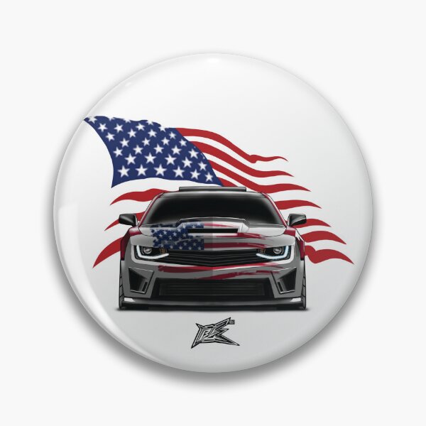 Item preview, patriotic american flag camaro ss v8  designed and sold by NaquashM.