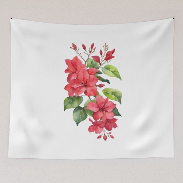 Item preview, Red Bougainvillea designed and sold by HOMETOWN86.